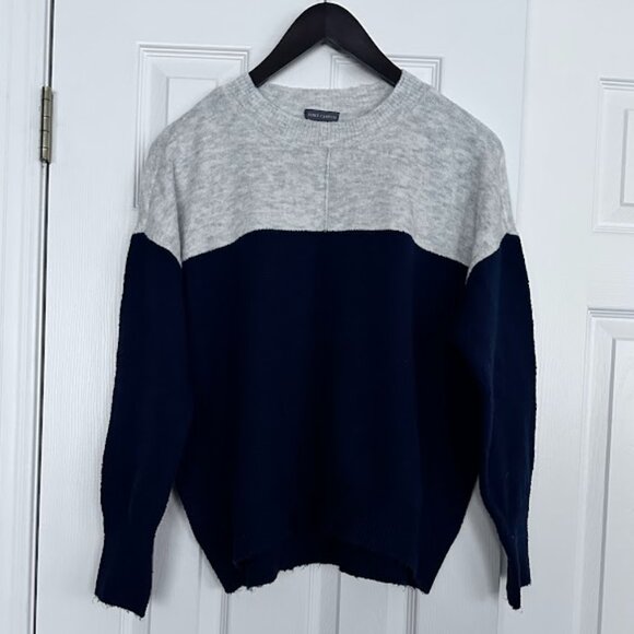 Vince Camuto Extended Shoulder Color Blocked Sweater - Picture 4 of 7